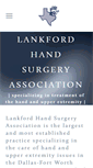 Mobile Screenshot of lankfordhandsurgery.com